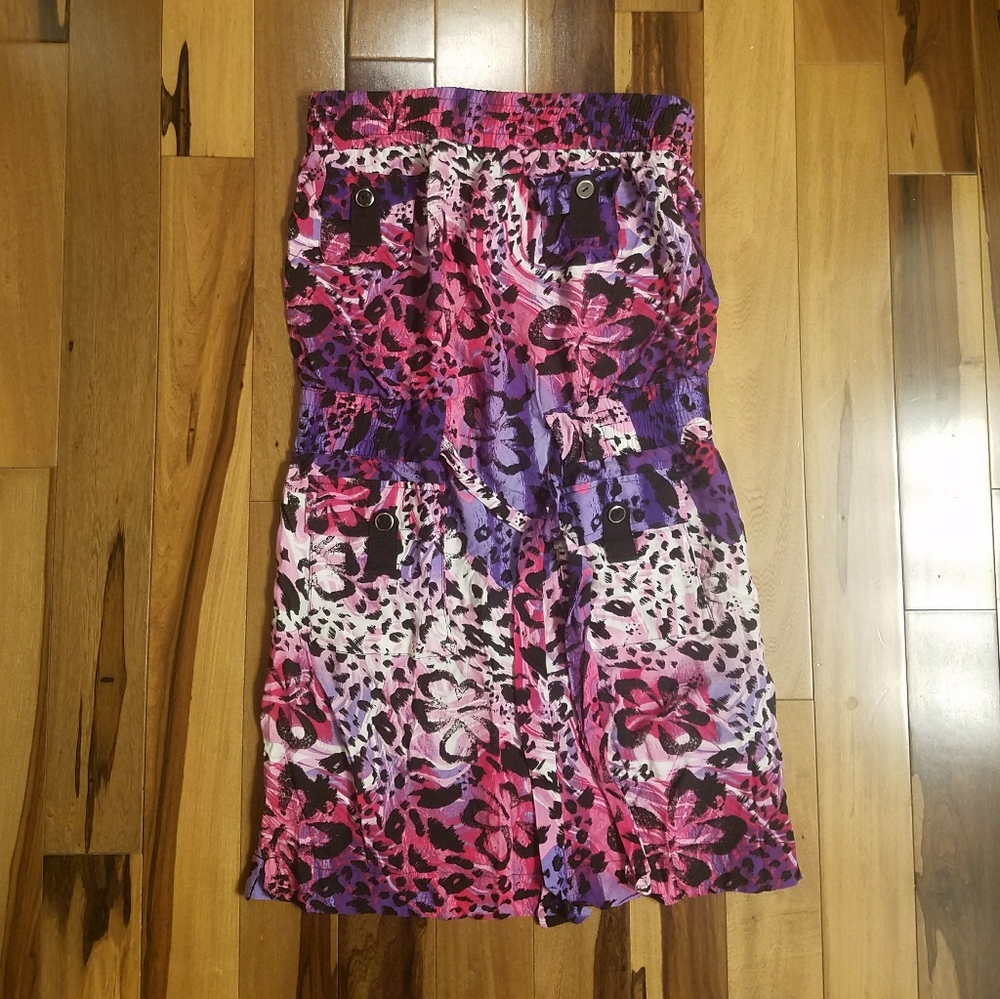 🌟Colorful Strapless Derek Heart Dress